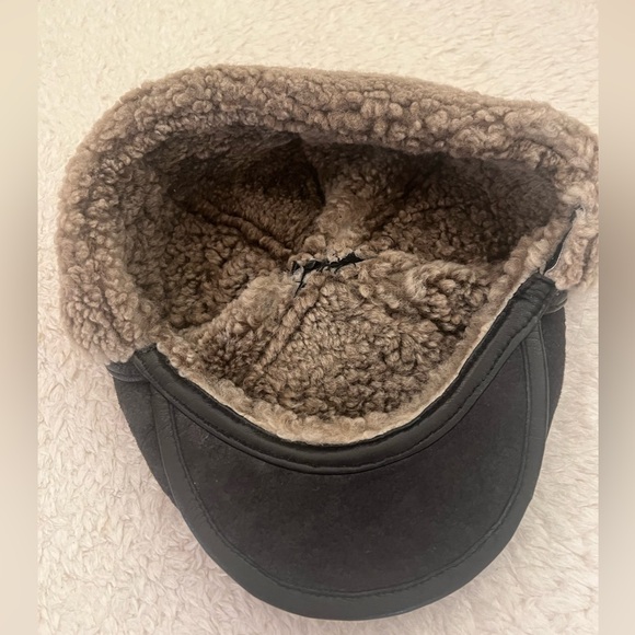 Sheepskin Leather  hat - Picture 3 of 6